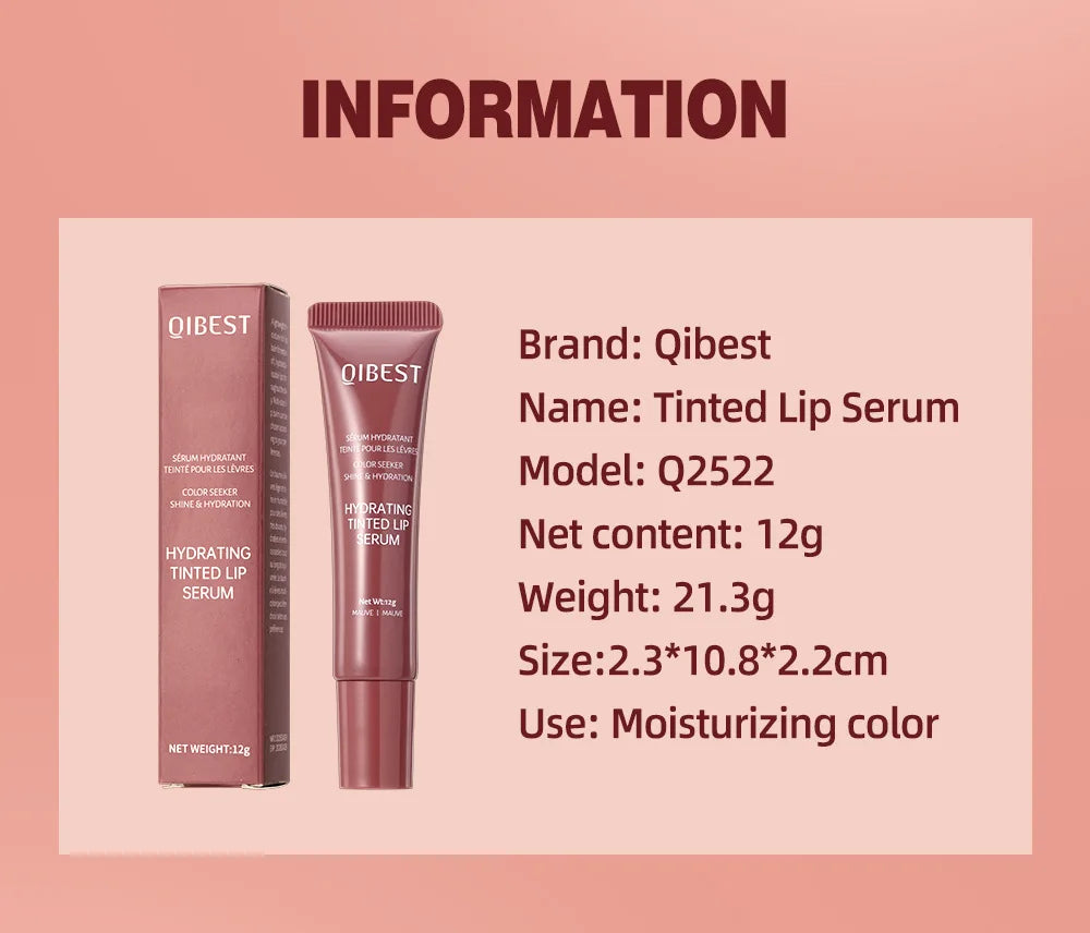 QIBEST Crystal Lip Balm | Moisturizing Jelly Lip Gloss | Long-Lasting Hydrating Lip Oil