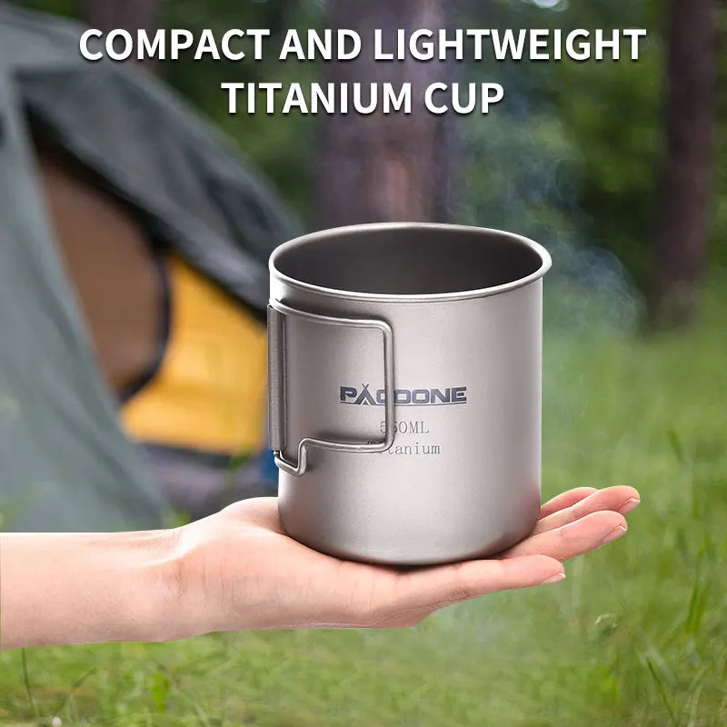 Titanium Camping Mug – Lightweight, Durable & Eco-Friendly Outdoor Travel Cup