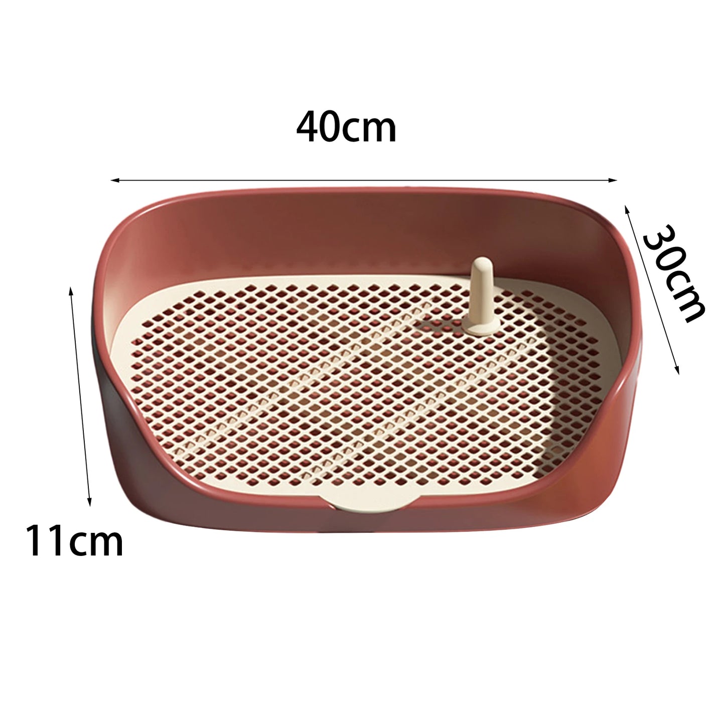 "Portable Indoor Dog Toilet β Anti-Splash Potty Training Tray for Puppies & Small Dogs"