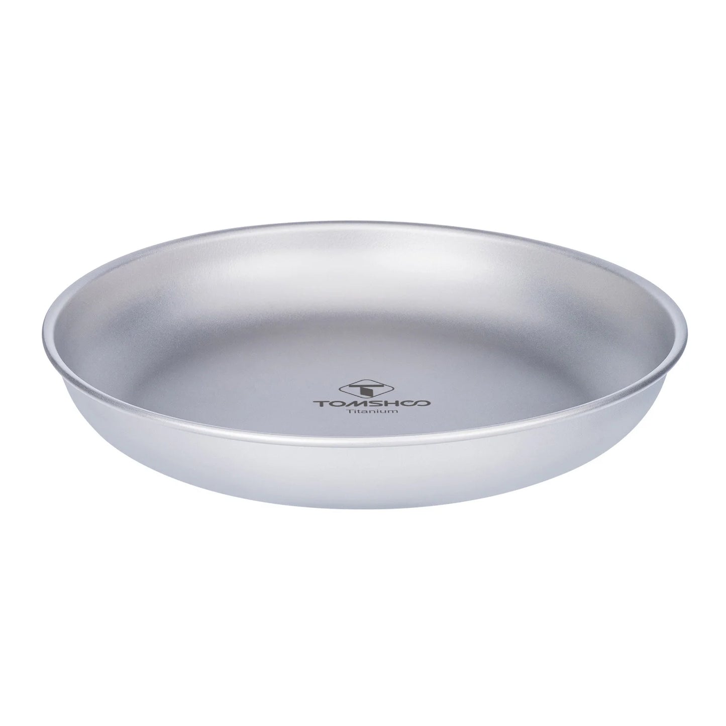 Tomshoo Titanium Round Camping Plate Outdoor Ultralight Portable Tableware Cookware Backpacking Dinner Plate Travel Tableware