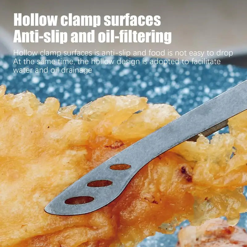 Titanium BBQ Tongs Outdoor Camping Ultralights Steak Clip Barbecue Anti-scalding Tea Cup Tweezer Tableware Toast Tongs