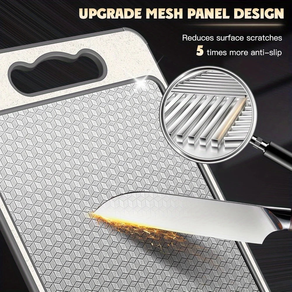 "Titanium Stainless Steel Cutting Board – Durable, Hygienic & Easy to Clean"