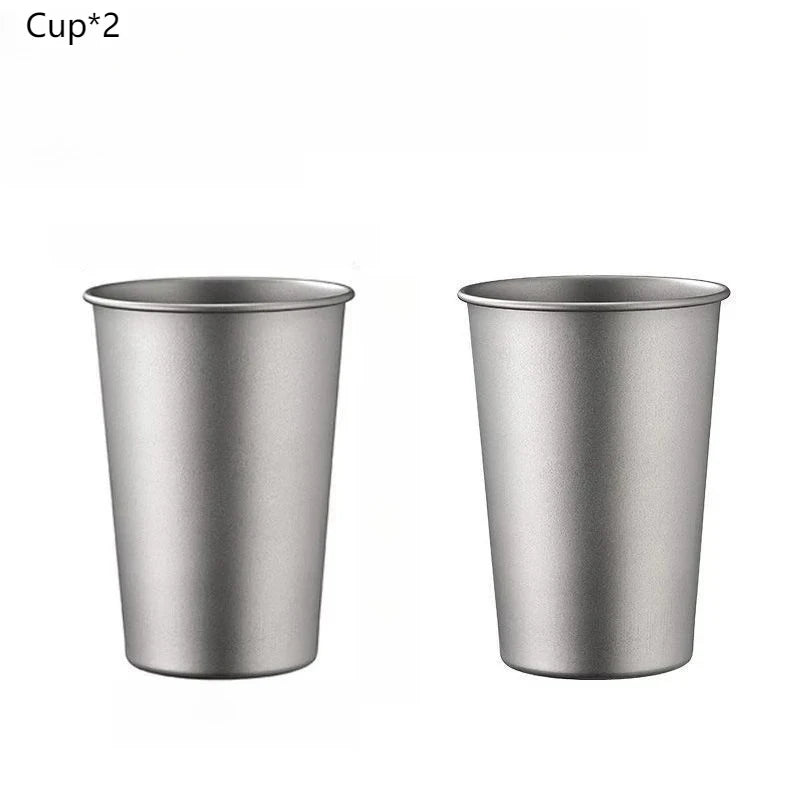 Titanium Beer Mug – Outdoor Camping & Hiking Cup, Lightweight, Durable & Eco-Friendly