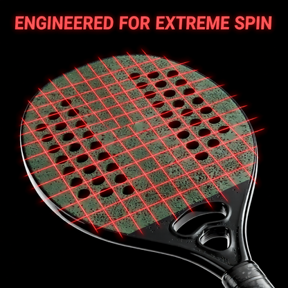 Pro Carbon Fiber Padel Racket – EVA Soft Memory Foam Core, Rough Surface & High Balance for Precision Power