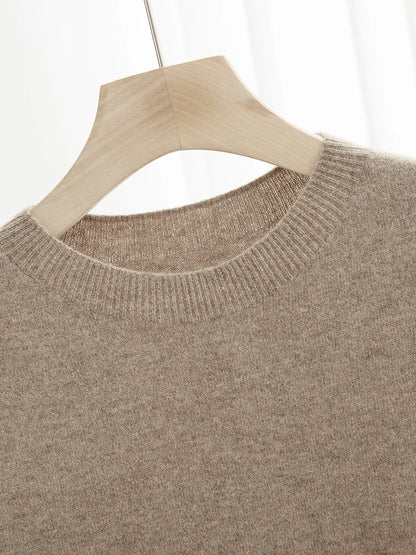 Men’s 100% Merino Wool O-Neck Short Sleeve Sweater –  Collection