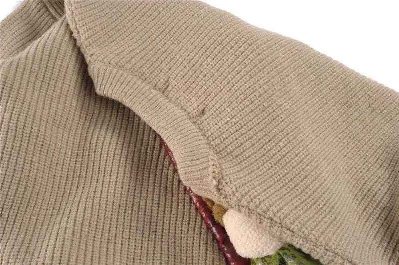 2026 Christmas Embroidery Loose Sweet Simple Jumper Pullover 3D Flower Knit Heavy Knitted Korea Goth New Feminine Tops Sweaters