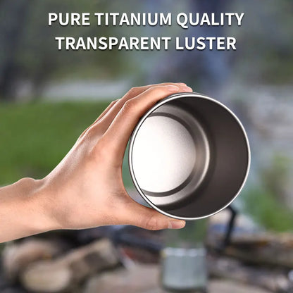 Titanium Camping Mug – Lightweight, Durable & Eco-Friendly Outdoor Travel Cup