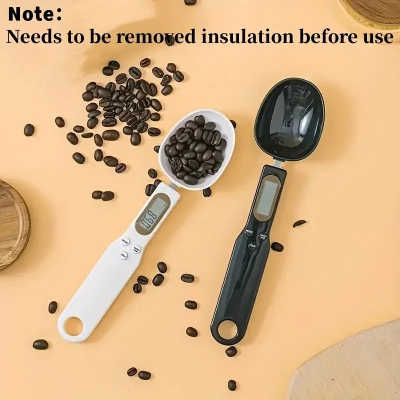 Digital Kitchen Spoon Scale | Mini LCD Food Weighing Tool 0.1–500g | Precision Measuring Spoon