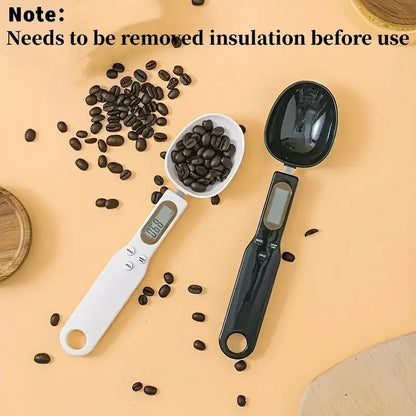 Digital Kitchen Spoon Scale | Mini LCD Food Weighing Tool 0.1–500g | Precision Measuring Spoon