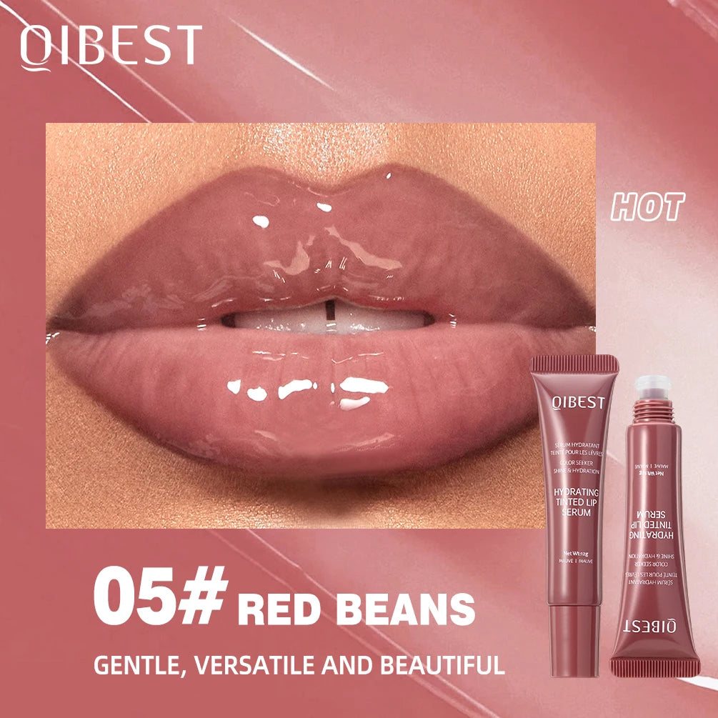 Nude Brown Plumping Lip Gloss | Moisturizing Transparent Lip Oil | Long-Lasting Hydrating Gloss for Smooth Lips