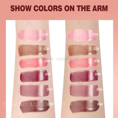 QIBEST Crystal Lip Balm | Moisturizing Jelly Lip Gloss | Long-Lasting Hydrating Lip Oil