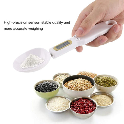 Digital Kitchen Spoon Scale | Mini LCD Food Weighing Tool 0.1–500g | Precision Measuring Spoon