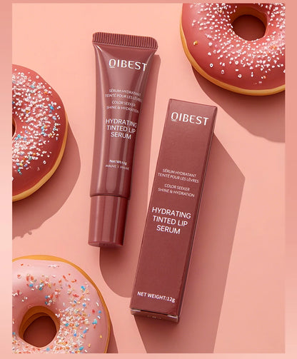 Nude Brown Plumping Lip Gloss | Moisturizing Transparent Lip Oil | Long-Lasting Hydrating Gloss for Smooth Lips
