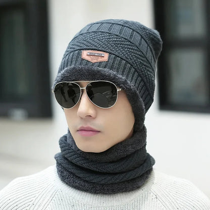 Winter Windproof Hat Gloves Scarf Set for Men Women,Touchscreen Gloves for Cold Weather, Warm Gift Set