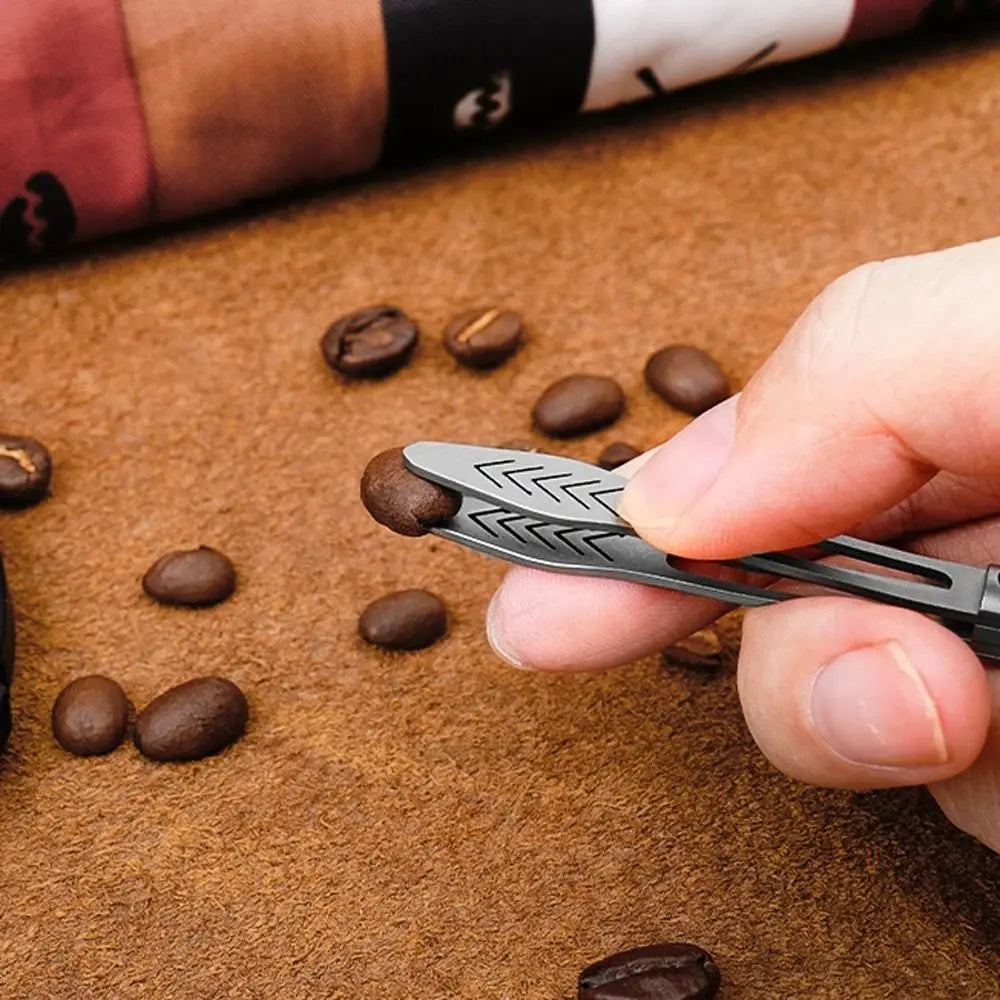Thick Design Titanium Alloy Tweezers Precision Tool Mini Size Anti-Slip Tweezers Multi-Purpose Waterproof CNC Clip