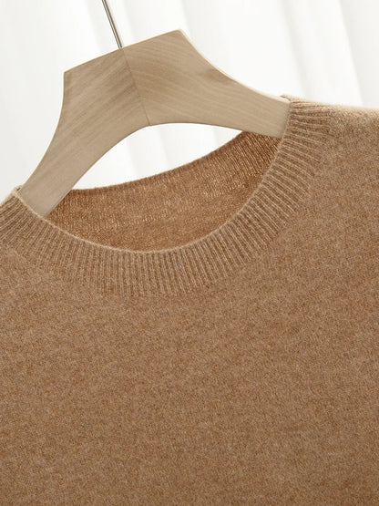 Men’s 100% Merino Wool O-Neck Short Sleeve Sweater –  Collection