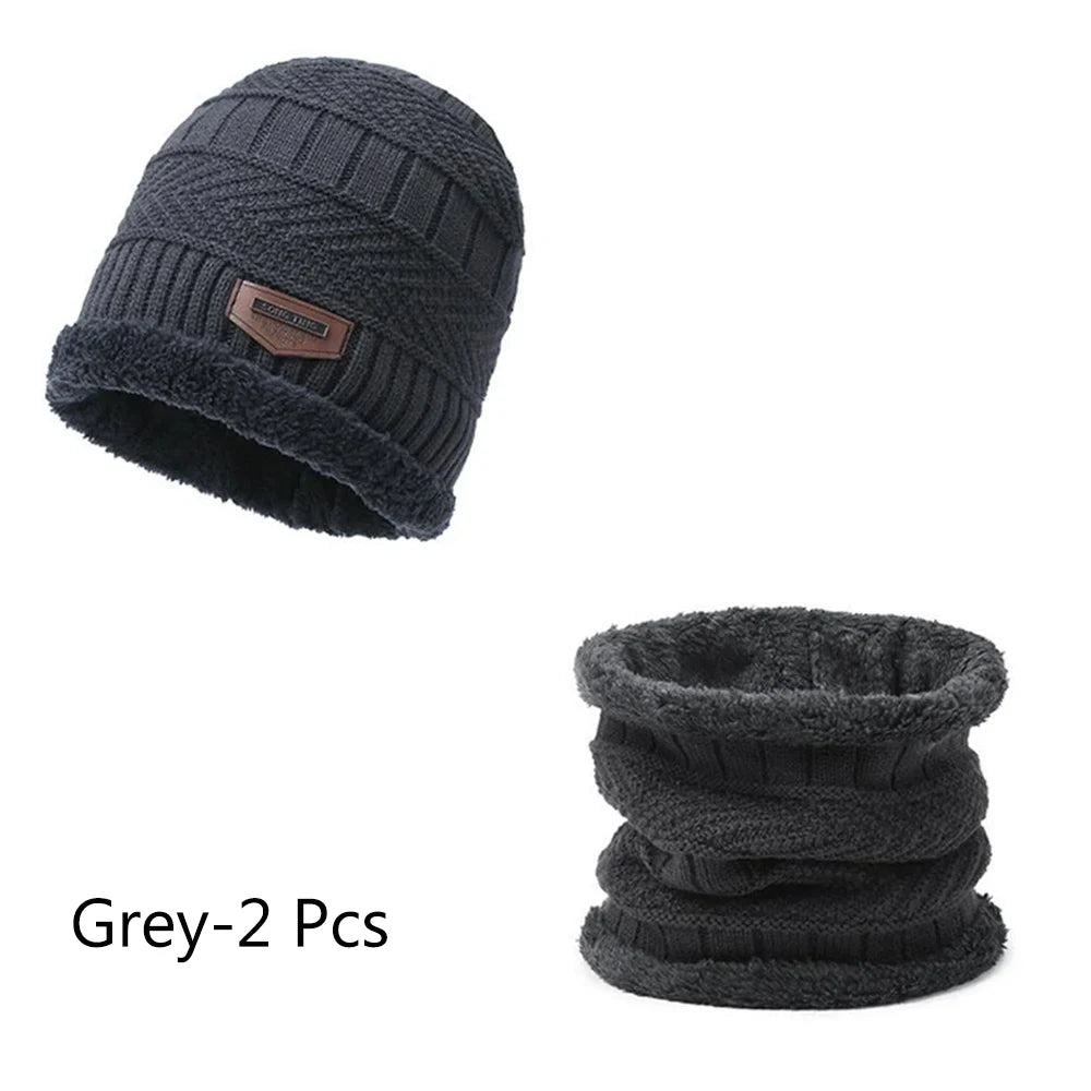 Winter Windproof Hat Gloves Scarf Set for Men Women,Touchscreen Gloves for Cold Weather, Warm Gift Set