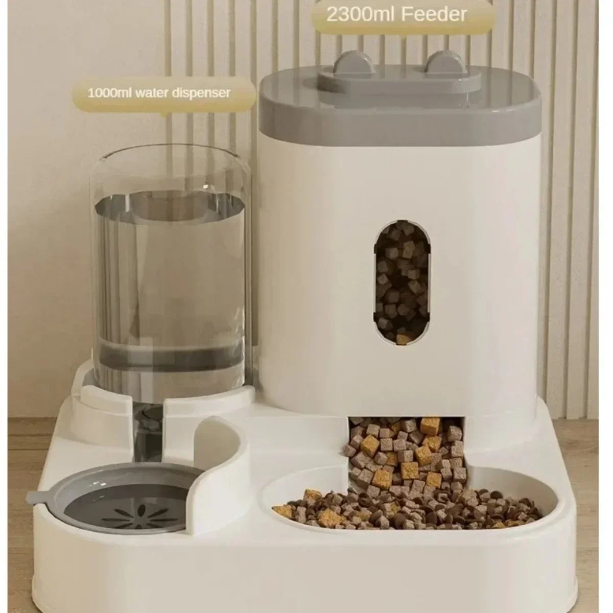 Automatic Pet Feeder & Water Fountain – Smart Large-Capacity Bowl for Cats & Dogs.