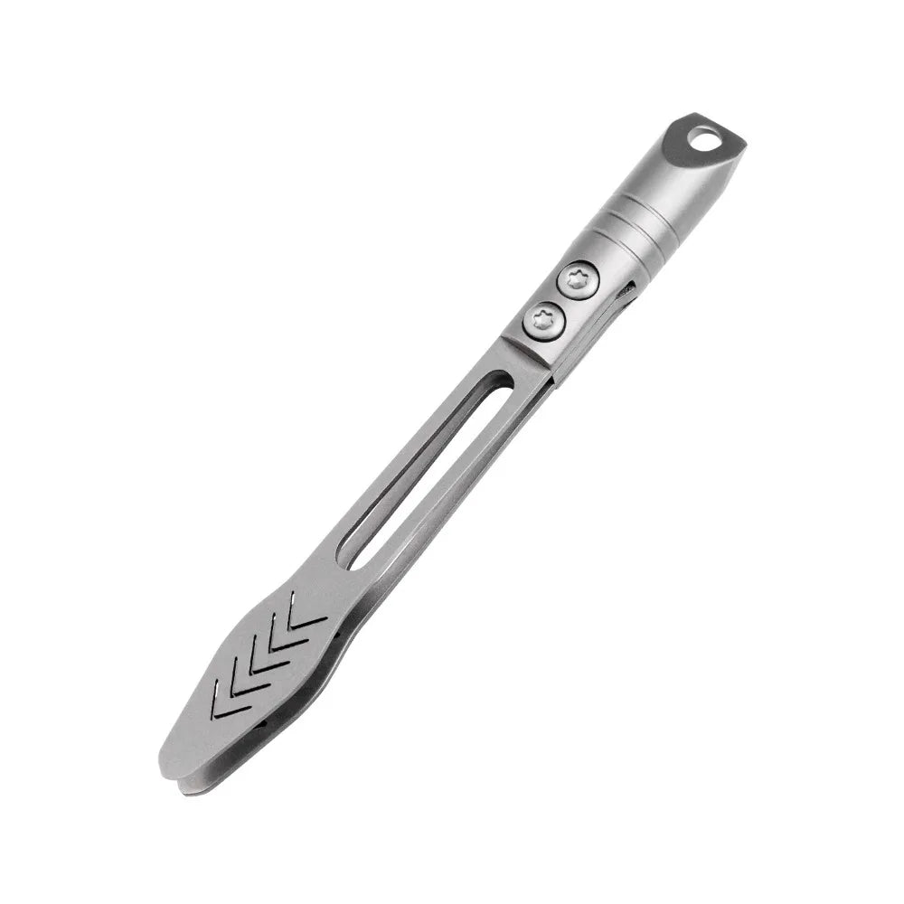 Thick Design Titanium Alloy Tweezers Precision Tool Mini Size Anti-Slip Tweezers Multi-Purpose Waterproof CNC Clip