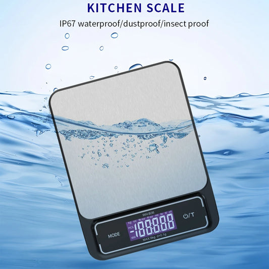Digital Kitchen Spoon Scale | Mini LCD Food Weighing Tool 0.1–500g | Precision Measuring Spoon