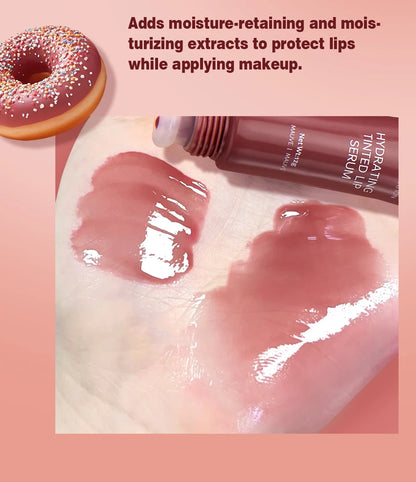 Nude Brown Plumping Lip Gloss | Moisturizing Transparent Lip Oil | Long-Lasting Hydrating Gloss for Smooth Lips