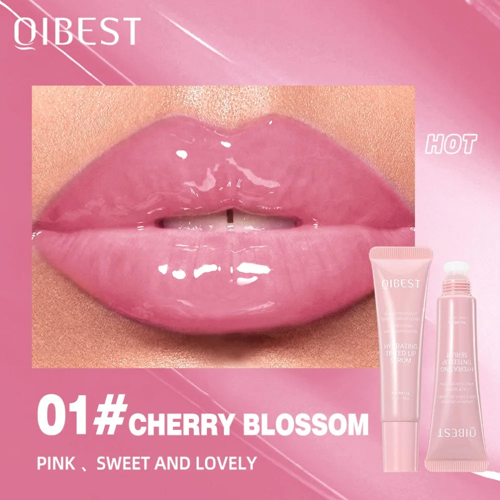 Nude Brown Plumping Lip Gloss | Hydrating Transparent Lip Oil | Long-Lasting Moisturizing Serum