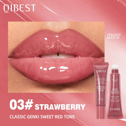 Nude Brown Plumping Lip Gloss | Hydrating Transparent Lip Oil | Long-Lasting Moisturizing Serum
