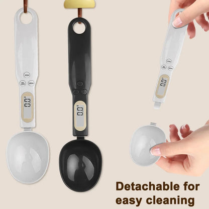 Digital Kitchen Spoon Scale | Mini LCD Food Weighing Tool 0.1–500g | Precision Measuring Spoon