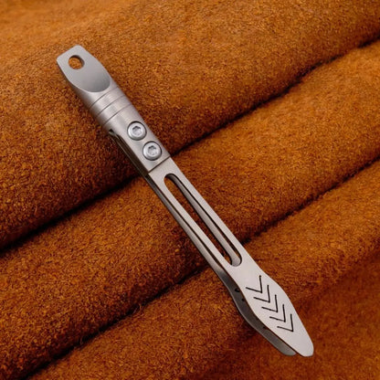 Thick Design Titanium Alloy Tweezers Precision Tool Mini Size Anti-Slip Tweezers Multi-Purpose Waterproof CNC Clip