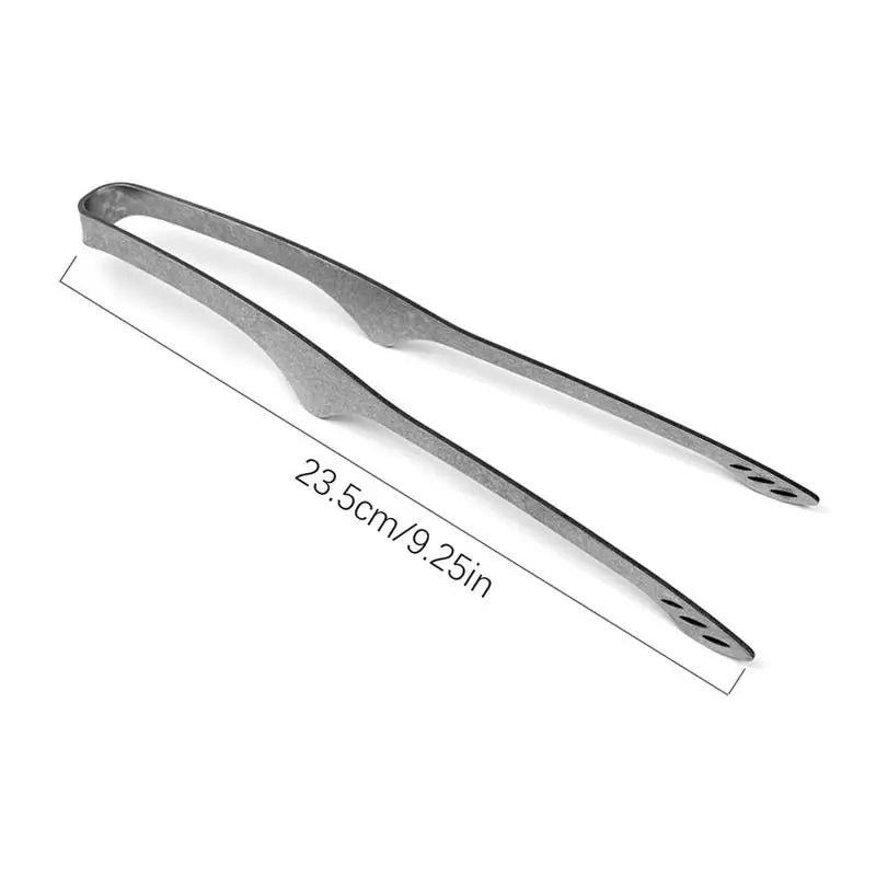 Titanium BBQ Tongs Outdoor Camping Ultralights Steak Clip Barbecue Anti-scalding Tea Cup Tweezer Tableware Toast Tongs