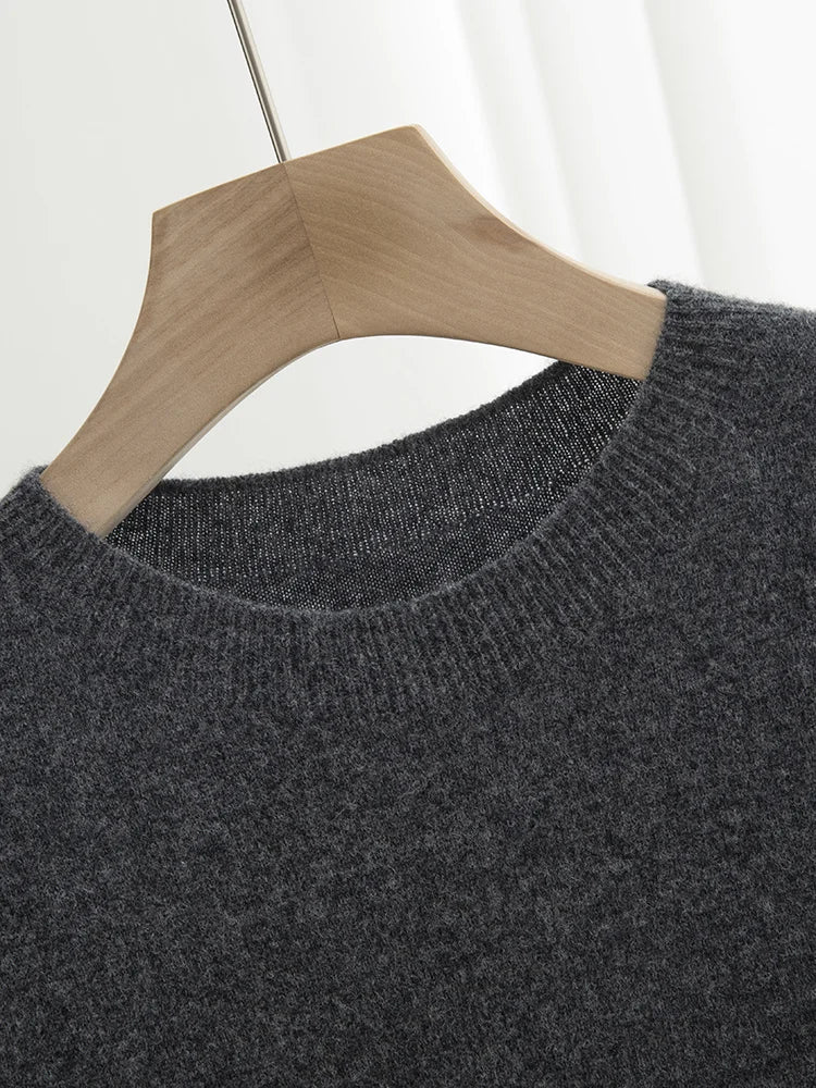 Men’s 100% Merino Wool O-Neck Short Sleeve Sweater –  Collection