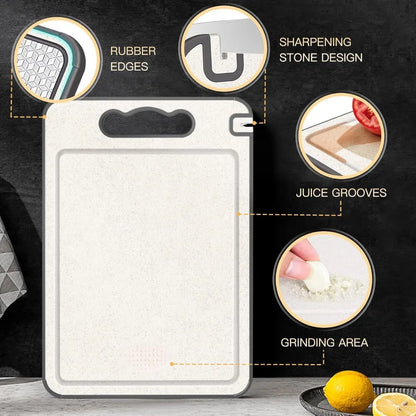 "Titanium Stainless Steel Cutting Board – Durable, Hygienic & Easy to Clean"