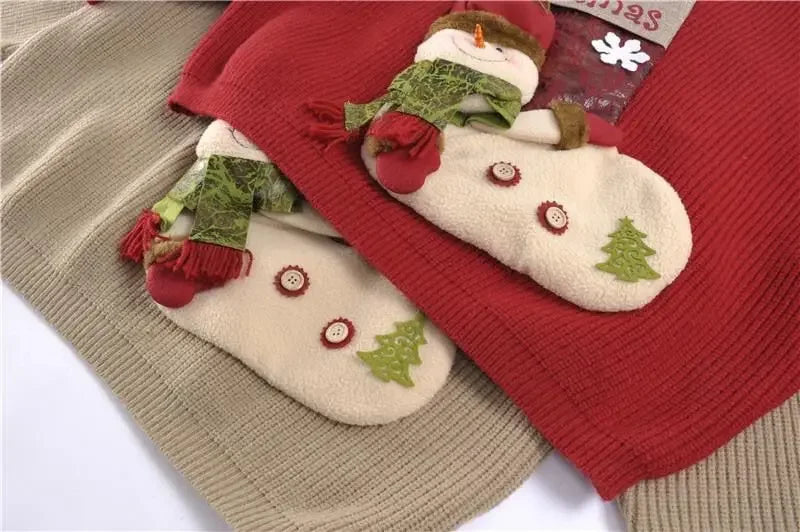 2026 Christmas Embroidery Loose Sweet Simple Jumper Pullover 3D Flower Knit Heavy Knitted Korea Goth New Feminine Tops Sweaters