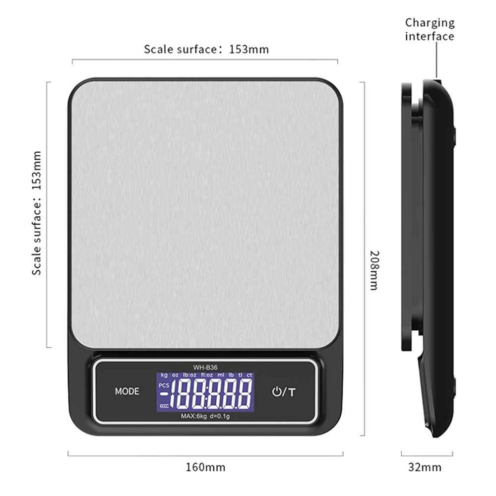 Digital Kitchen Spoon Scale | Mini LCD Food Weighing Tool 0.1–500g | Precision Measuring Spoon