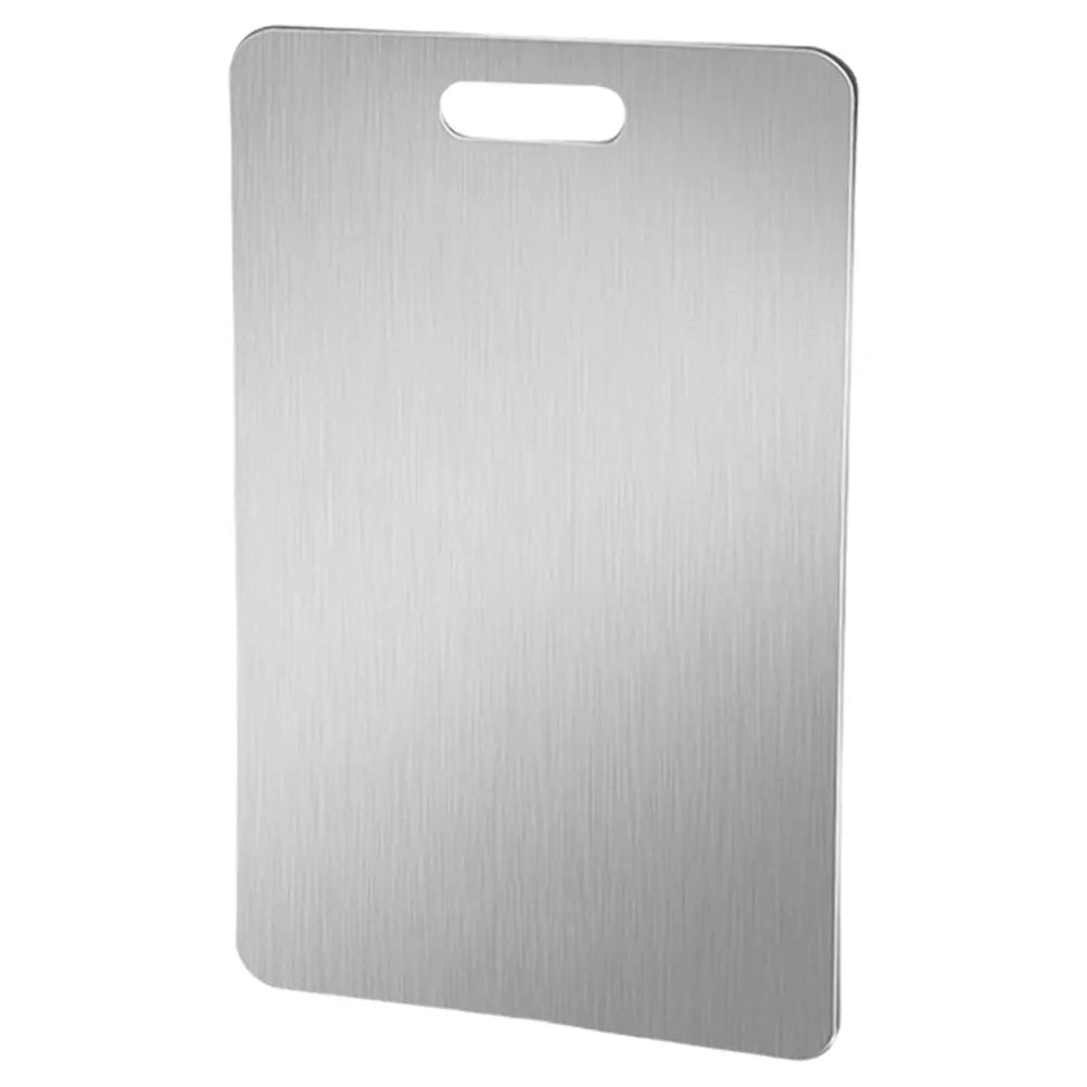 Titanium Stainless Steel Cutting Board – Durable, Double-Sided & Easy to Clean