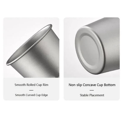 Titanium Beer Mug – Outdoor Camping & Hiking Cup, Lightweight, Durable & Eco-Friendly