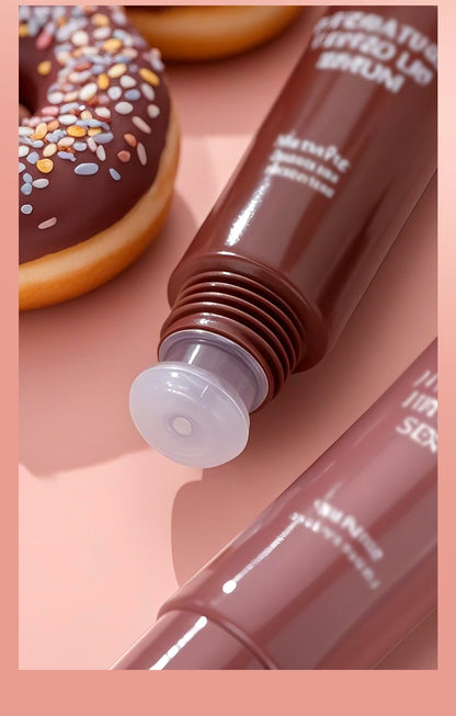 Nude Brown Plumping Lip Gloss | Moisturizing Transparent Lip Oil | Long-Lasting Hydrating Gloss for Smooth Lips