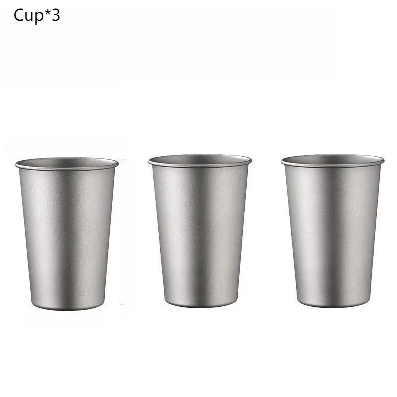 Titanium Beer Mug – Outdoor Camping & Hiking Cup, Lightweight, Durable & Eco-Friendly