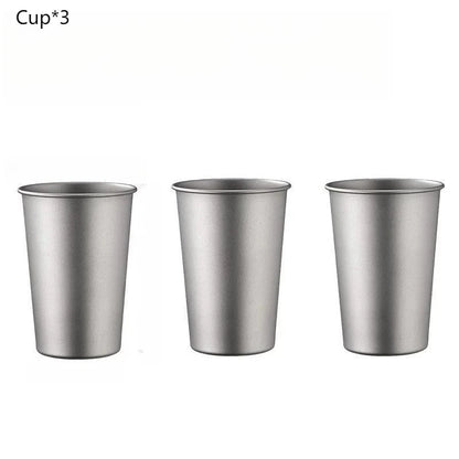 Titanium Beer Mug – Outdoor Camping & Hiking Cup, Lightweight, Durable & Eco-Friendly