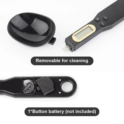 Digital Kitchen Spoon Scale | Mini LCD Food Weighing Tool 0.1–500g | Precision Measuring Spoon