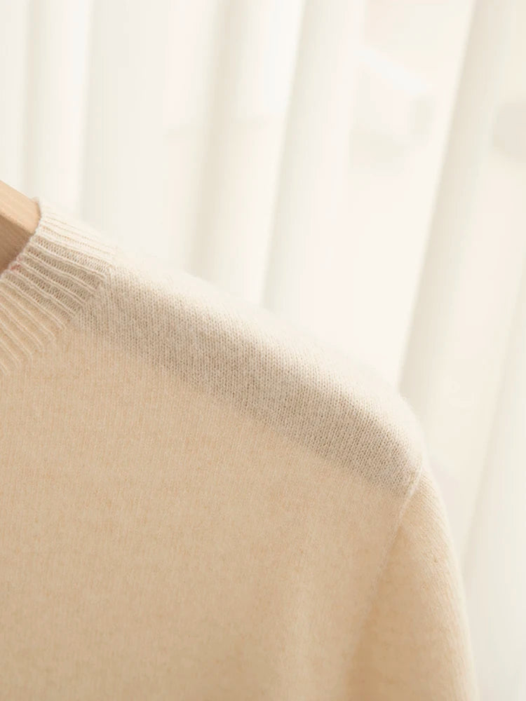 Men’s 100% Merino Wool O-Neck Short Sleeve Sweater –  Collection