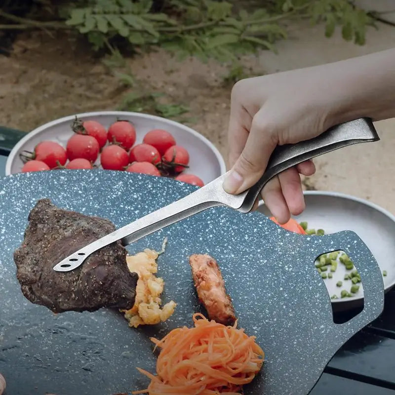 Titanium BBQ Tongs Outdoor Camping Ultralights Steak Clip Barbecue Anti-scalding Tea Cup Tweezer Tableware Toast Tongs