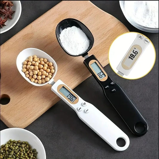 Digital Kitchen Spoon Scale | Mini LCD Food Weighing Tool 0.1–500g | Precision Measuring Spoon