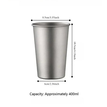 Titanium Beer Mug – Outdoor Camping & Hiking Cup, Lightweight, Durable & Eco-Friendly