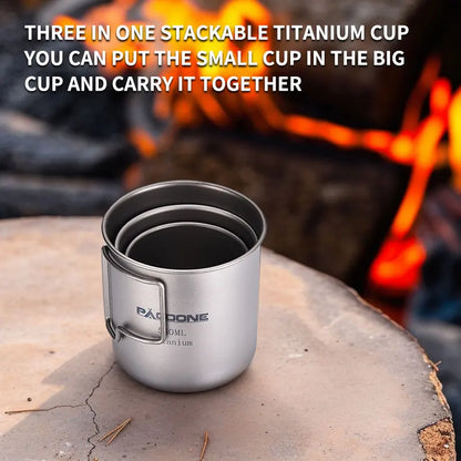 Titanium Camping Mug – Lightweight, Durable & Eco-Friendly Outdoor Travel Cup