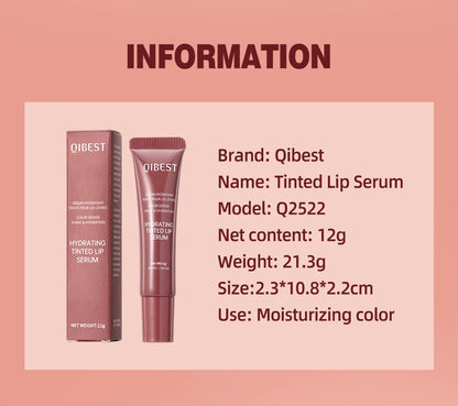Nude Brown Plumping Lip Gloss | Moisturizing Transparent Lip Oil | Long-Lasting Hydrating Gloss for Smooth Lips