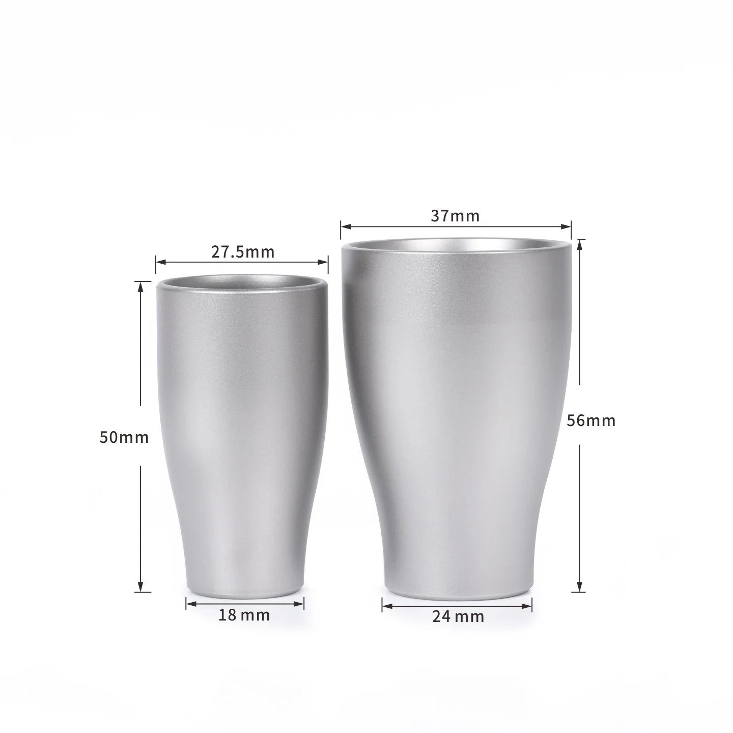 Pure Titanium Small Shot Glass Thickened Single Layer Titanium Alloy Drinking Cup For Hard Liquor And White Wine Outdoor Tools