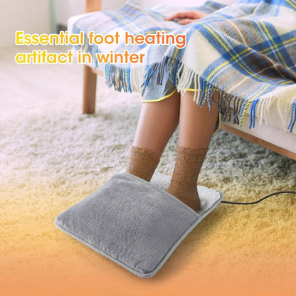 Soft USB Heated Foot Warmer Pad – Washable Plush Winter Heating Mat