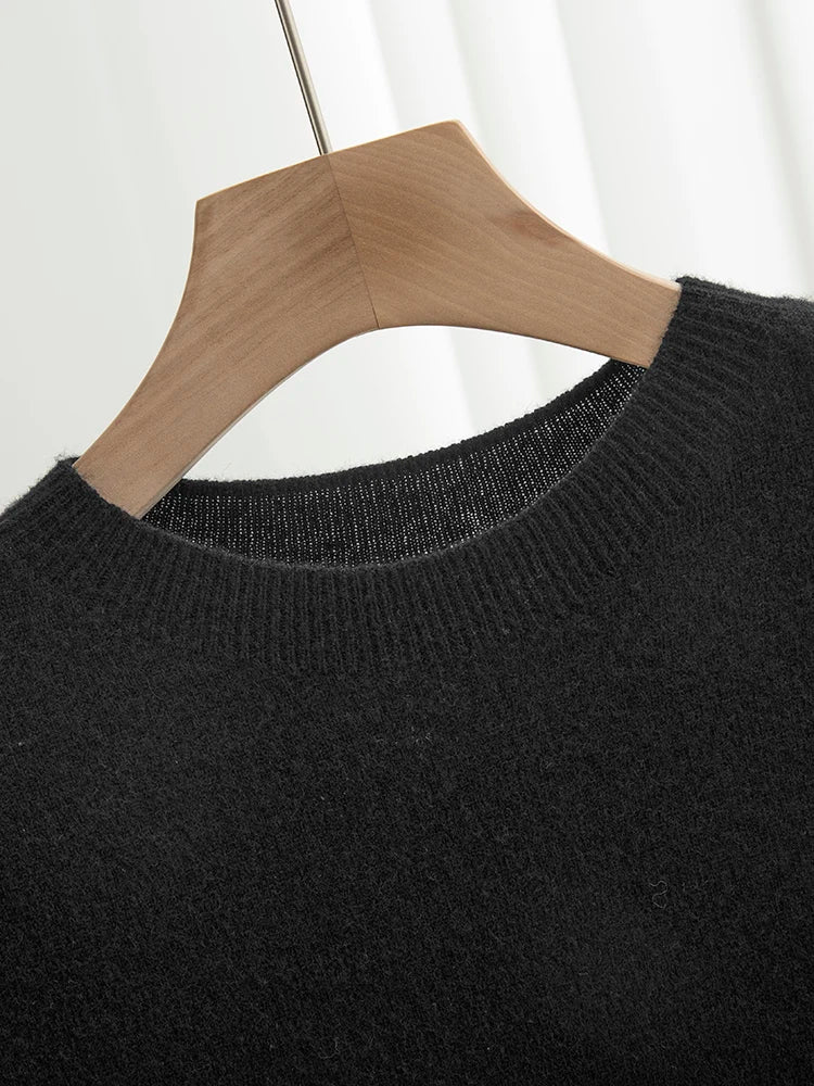 Men’s 100% Merino Wool O-Neck Short Sleeve Sweater –  Collection