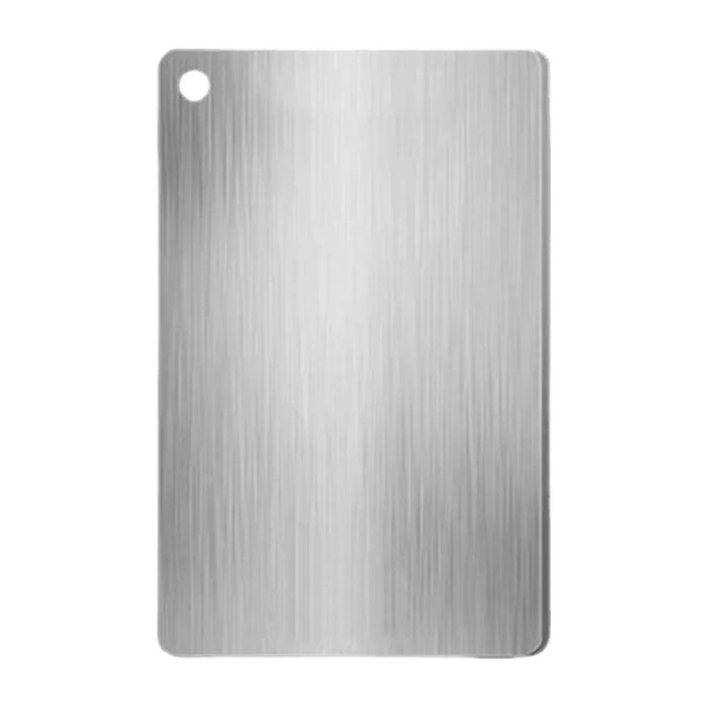 Titanium Stainless Steel Cutting Board – Durable, Double-Sided & Easy to Clean